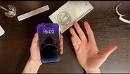 Распаковка и первые впечатления iPhone 14 Pro Max Deep Purple 1tb Apple review обзор в России 2023