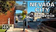 [4K] Nevada City - California USA - Walking Tour