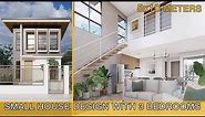 Modern House Design Idea (5x10 meters) 50sqm with 3 bedrooms