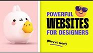 10 AMAZING Websites For Graphic Designers 👀