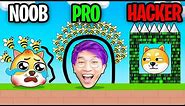 NOOB vs PRO vs HACKER In SAVE THE DOGE!? (ALL LEVELS!)