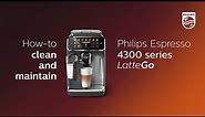 Philips 4300 LatteGo - how to clean and maintain