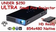 Ultra small and bright 100 ANSI Smart Mini DLP LED Pico Projector by Ansee review