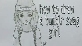 How to draw a swag girl tumblr