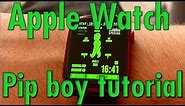 Apple Watch Clockology Tutorial (pip boy)
