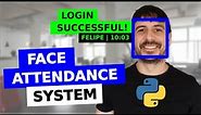Face attendance + face recognition with Python | Computer vision tutorial