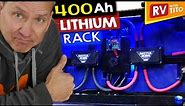 DIY Lithium Battery Rack for Small RV Compartment - Full Build