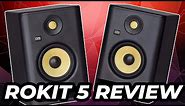 KRK ROKIT 5 Studio Monitors Overview and Audio Demo