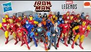 EVERY IRON MAN RANKED! Marvel Legends Action Figure Review Tony Stark Suit Armor Kitbash Custom Game