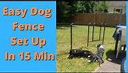 Best Easy Dog Fence 15 Min Install
