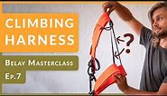Climbing Harnesses - Every part explained, incl Elastic Straps at the back | Ep.7