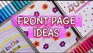 EASY FRONT PAGE DESIGN FOR SCHOOL PROJECT or ASSIGNMENT💘 NOTEBOOK FIRST PAGE DECORATION IDEAS