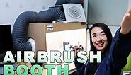 DIY Airbrush Spray Booth Setup & Build