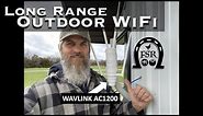 WAVLINK AC1200 Outdoor WiFi Access Point for the Ranch. LONG RANGE WiFi for Homestead Outbuildings
