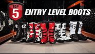 Top 5 Entry-Level Motocross Boots