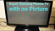 HOW TO REPAIR SAMSUNG 42" TV WITH NO PICTURE PN42C450