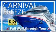 Carnival Breeze | Full Walkthrough Ship Tour & Review | New 2023 Tour | All Areas in 4k Ultra HD