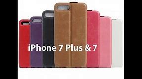 Apple iPhone 7 Plus Vertikal Smart Flip Cover Case Handyhülle