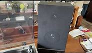 Vintage Magnavox All-In-One Stereo Integrated Audio System w/Speakers