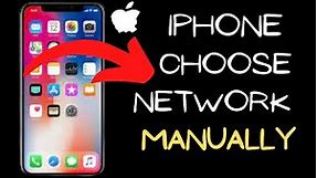 how to choose network manually on iphone| how to select mobile network manually on iphone |iphone 11