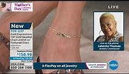Gold Expressions 10K Gold Beaded Chain Anklet with Textu...