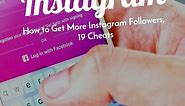 How to Get More Instagram Followers Cheat [23  Easy Ways]