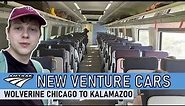 Amtrak’s NEW Siemens Venture Cars | A Great Train | Wolverine 350 Chicago - Kalamazoo