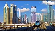 UAE Dubai City Metro in HD, very long - most of the route 2013! High definition 1080p, 1920x1080