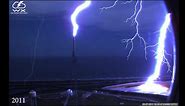 High Speed Footage Captured An Amazing Lightning Strike At NASA Launch Complex 39B