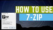 How to Use 7-Zip to Compress Files and Extract Files