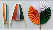 Tricolor Independence Day Craft/Tricolor Paper Craft/Independence Day Decoration Idea for School