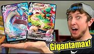 GIGANTAMAX POKEMON CARDS ANNOUNCED! New VMAX from Sword and Shield Set & Opening Packs