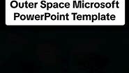 Outer Space Microsoft PowerPoint Template #outerspace #space #universe #powerpoint #teaching #learning #education #powerpointpresentation #powerpointtemplate