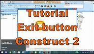 Tutorial Exit Button - Construct 2
