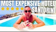 I Stay In A 5 Star Luxury CAVE Hotel In Santorini - WOW!