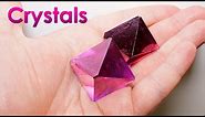 Grow Purple Single Crystals of Salt at Home! DIY Home Decorations!