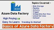 Azure Data Factory | Basics | Tutorial for Beginners | Azure Data Factory with ETL Testing