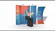 How To Assemble a 3x3 Pop Up Exhibition Stand | XL Displays