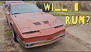 Will It Run? 85 FIREBIRD TRANS AM