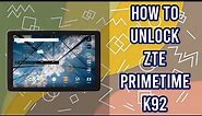 How to Unlock ZTE Primetime K92 by imei code, fast and safe, bigunlock.com