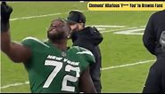 Jets star Micheal Clemons screams 'f*** you' to Cleveland Browns fans in the crowd in hilarious ..