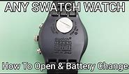 How To Change Battery Any SWATCH Watch