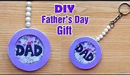 Beautiful Handmade Father's day gift / Fathers day gift idea / fathers day gift keychain