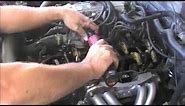 Camshaft Install on a Toyota 86 22RE Cylinder Head On