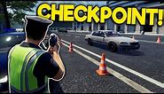Idiots Attempt to Stop Speeders at a Police Checkpoint! - Police Simulator: Patrol Duty Multiplayer