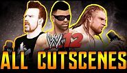 WWE '12 - ALL CUT SCENES - Road To Wrestlemania