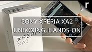 Sony Xperia XA2 Unboxing & Hands-on Review