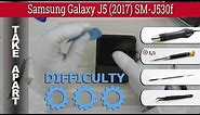 How to disassemble 📱 Samsung Galaxy J5 (2017) SM-J530 Take apart Tutorial