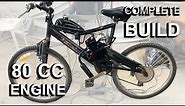 80cc Bicycle Engine From Amazon - Complete Build From Start to Ride