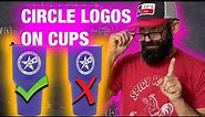 Circle Logo Engraving on Cups: How To Make It Look Correct